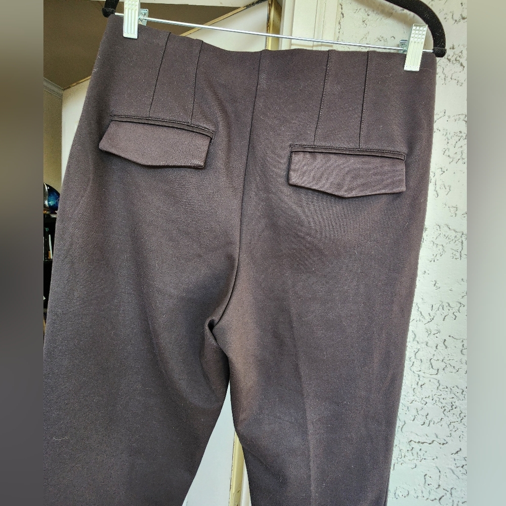 Joie Black Work Wear Trousers Sz M 16-16.5" Waist - Picture 5 of 6